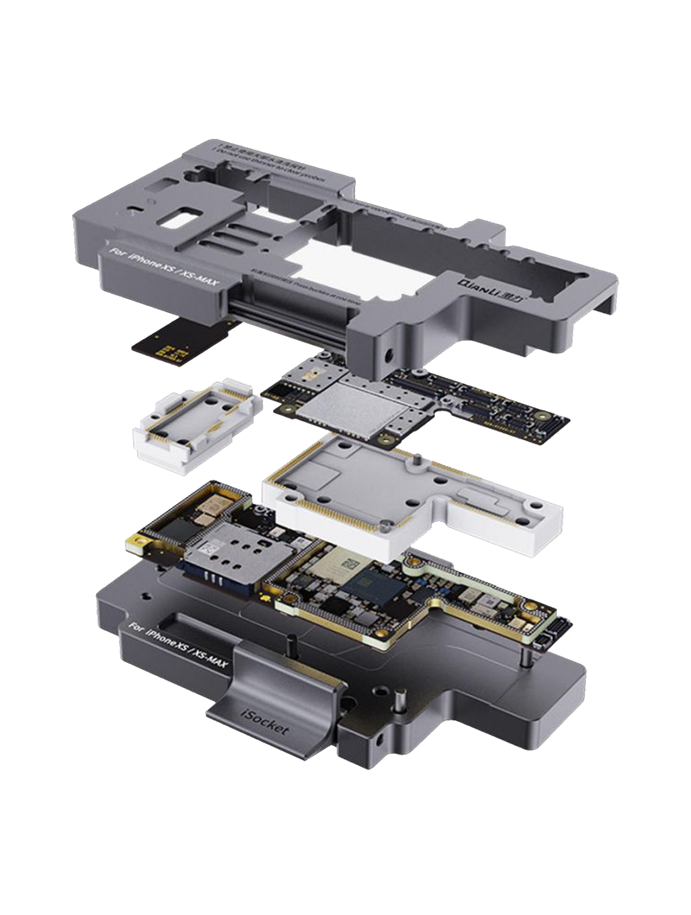 iSocket Motherboard Platform Tester Compatible For iPhone X / XS / XS Max (3 in 1) (Qianli)