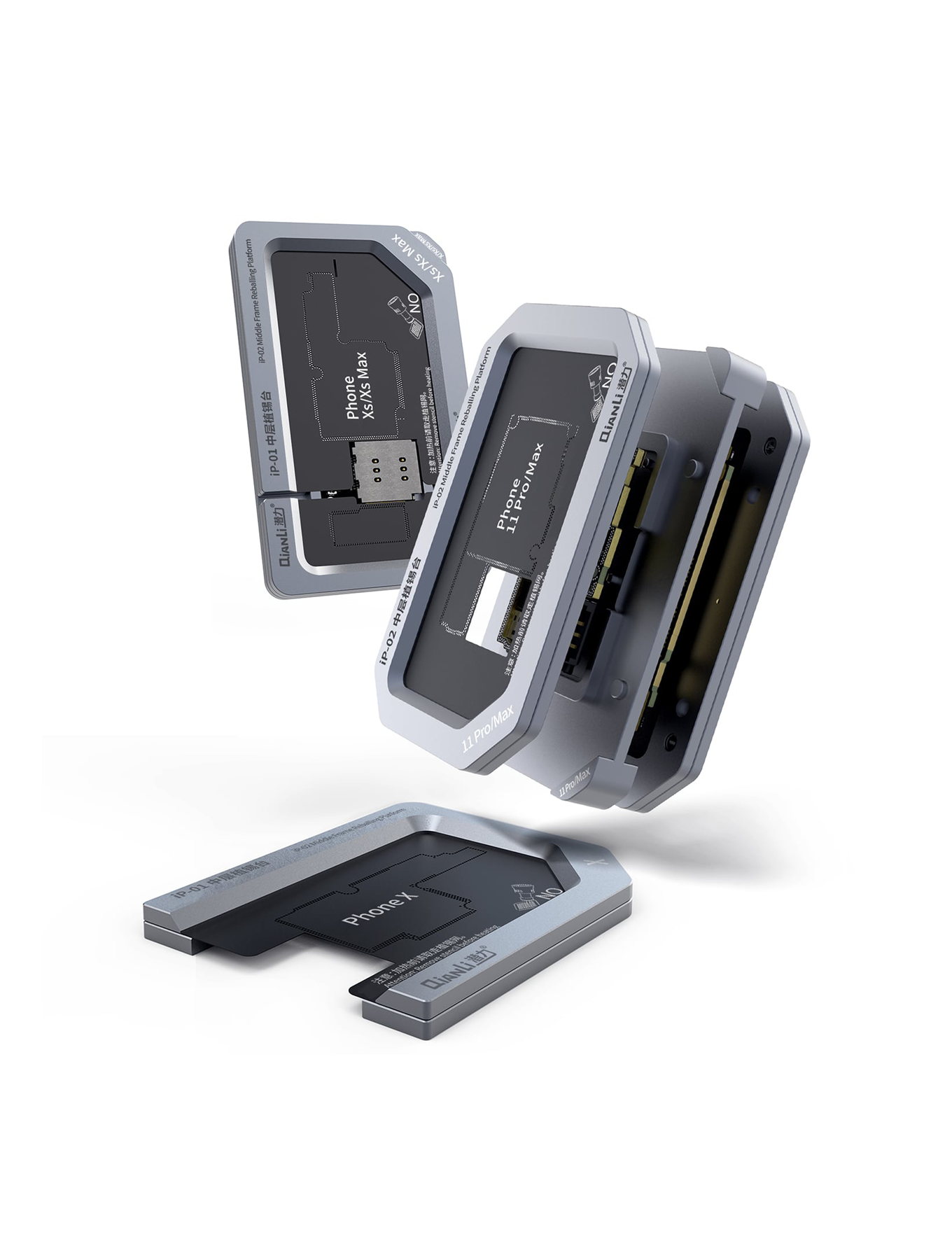 Metal Middle Frame Reballing Platform (IP-01) For iPhone X / XS / XS Max (Qianli)