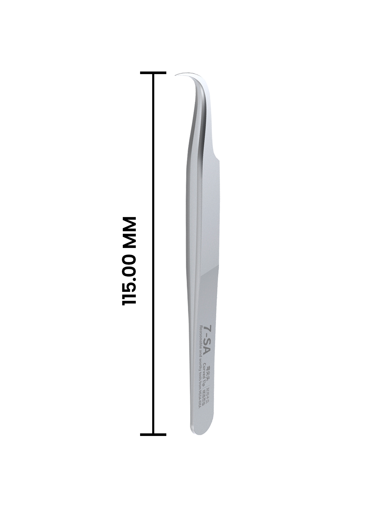 Tweezer (7-SA Curved Tip) (Qianli / Mega-IDEA)