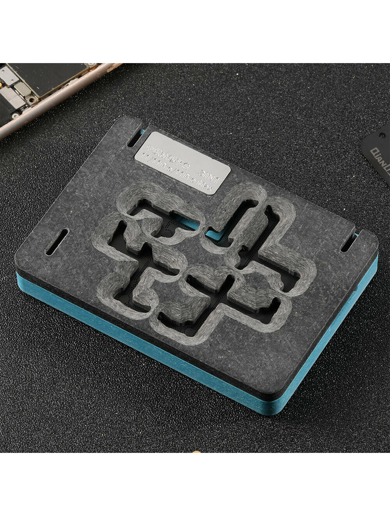 Middle Frame 3 in 1 Reballing Platform With Stencils Station For iPhone 11 / 11 Pro / 11 Pro Max (Qianli)