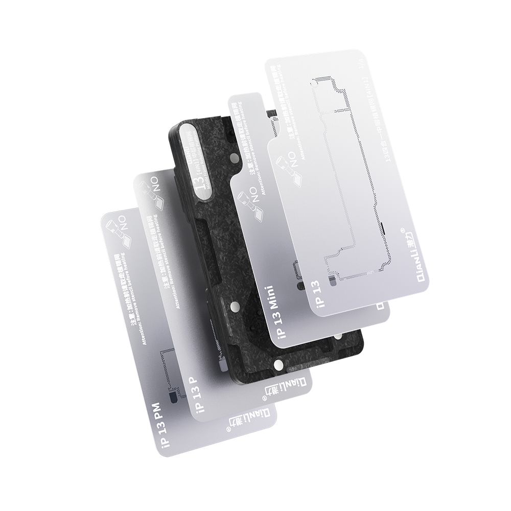 4 in 1 Middle Frame Reballing Platform (Without Cover) Compatible For iPhone 13 / 13 Mini / 13 Pro / 13 Pro Max (Qianli)