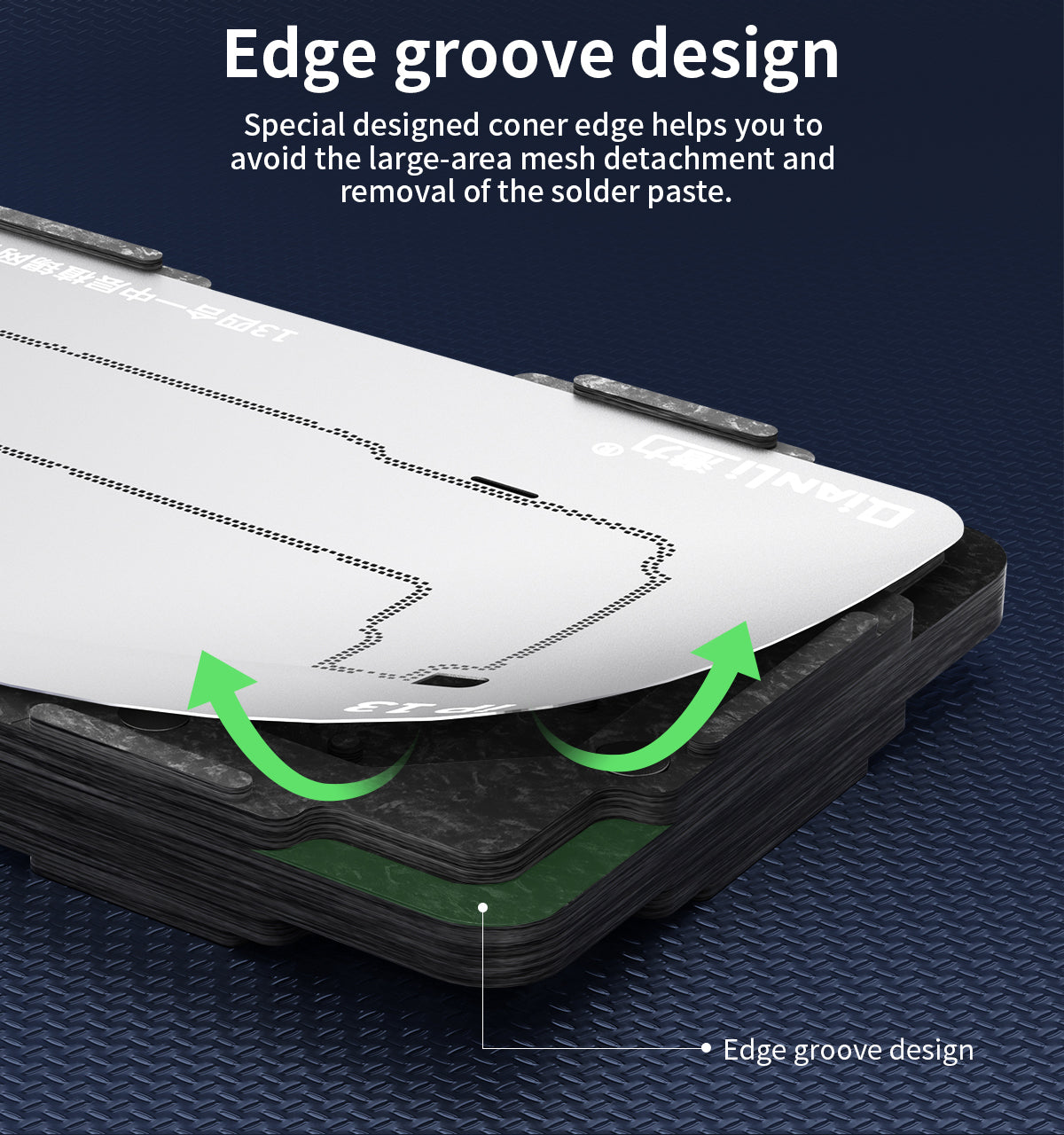 4 in 1 Middle Frame Reballing Platform (Without Cover) Compatible For iPhone 13 / 13 Mini / 13 Pro / 13 Pro Max (Qianli)