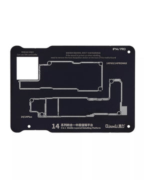 4 in 1 Middle Frame Reballing Platform Compatible For iPhone 14 / 14 Plus / 14 Pro / 14 Pro Max (Qianli)