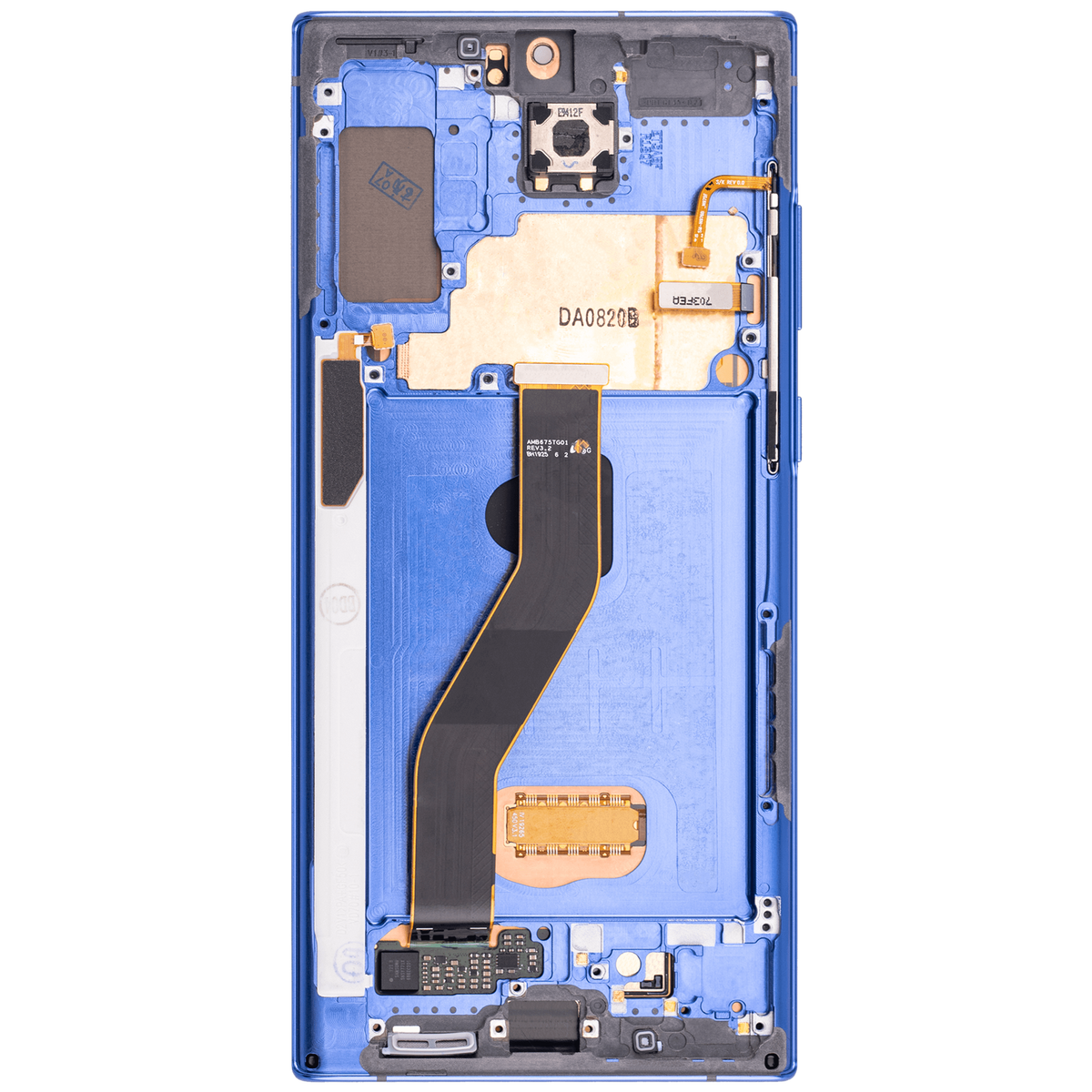 OLED Assembly With Frame Replacement  Compatible For Samsung Galaxy Note 10 Plus / 5G (Vemake) (Blue)