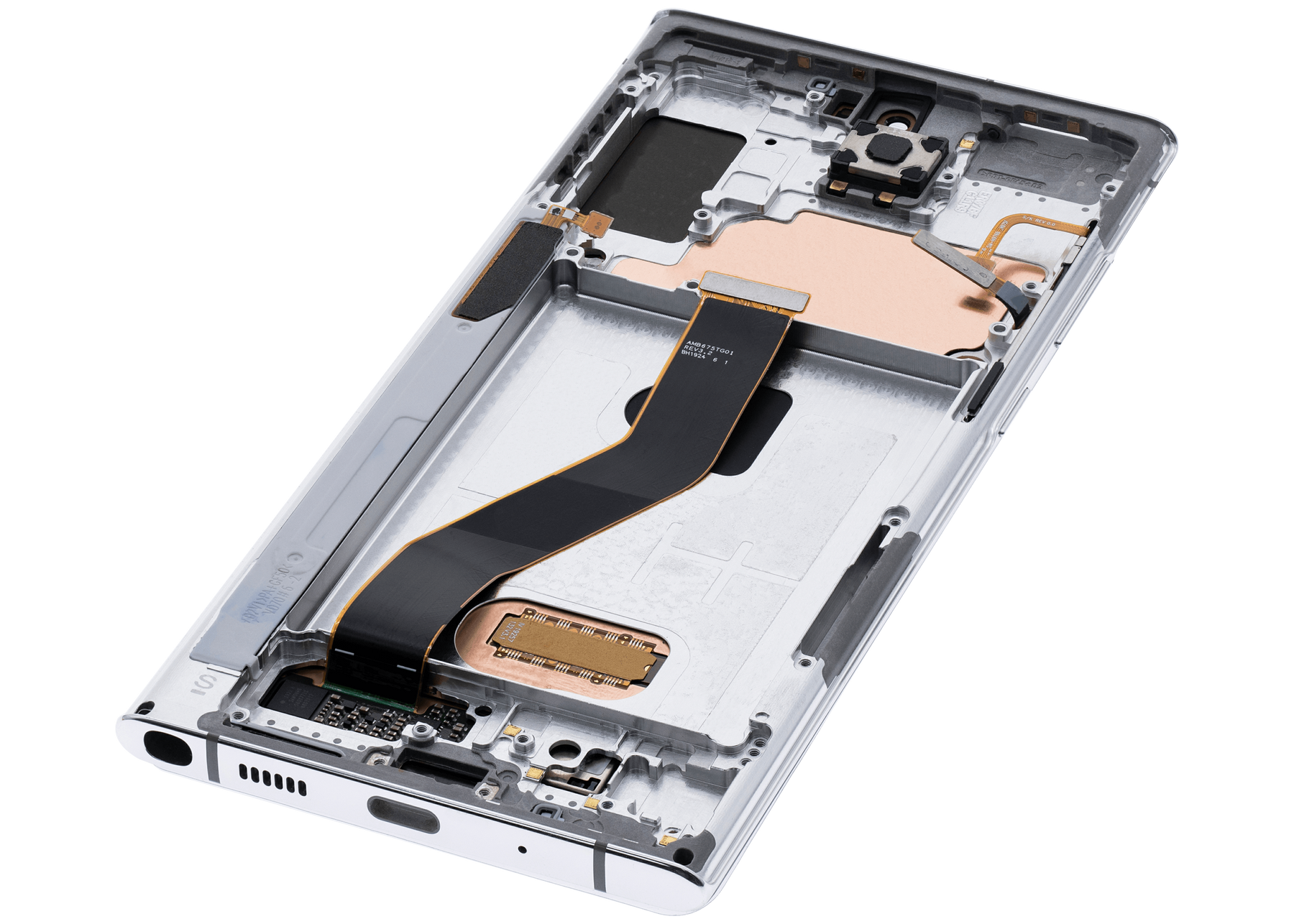 Replacement OLED Assembly With Frame Compatible For Samsung Galaxy Note 10 Plus / 5G (Vemake) (Aura White)