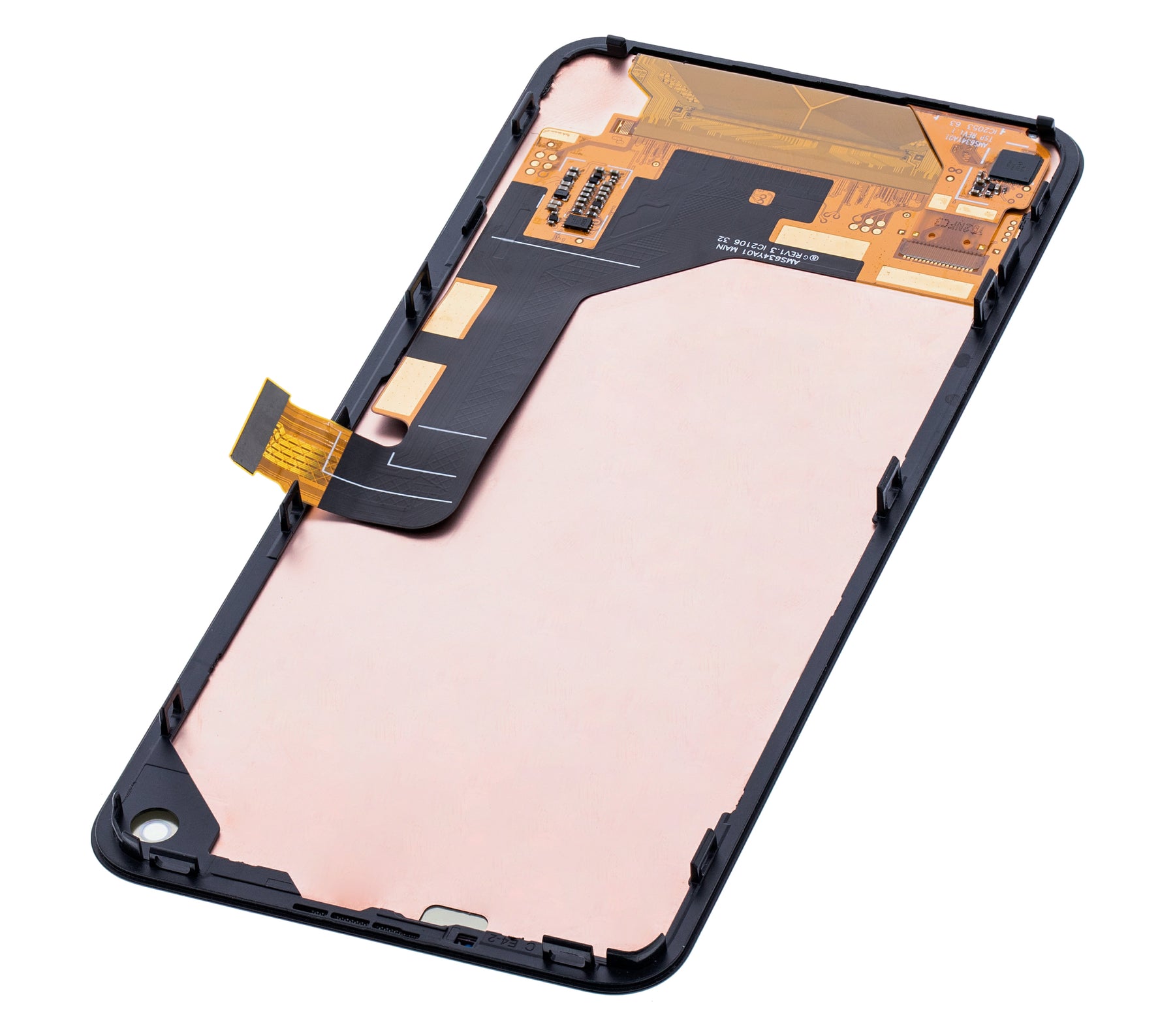 OLED Assembly With Frame Compatible For Google Pixel 5A 5G Replacement (Genuine OEM) (Black)