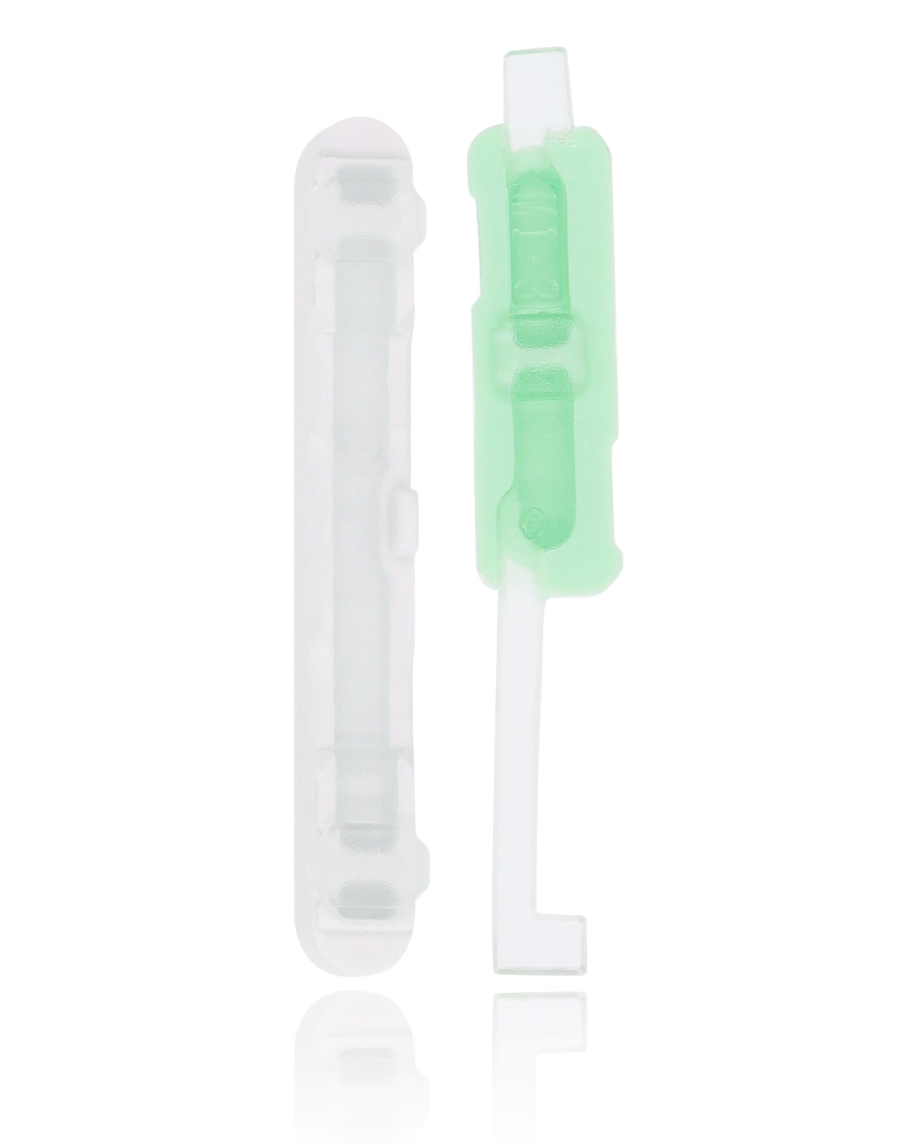 Hard Buttons (Power / Volume) Compatible For Google Pixel 4A 5G Replacement (Clearly White)