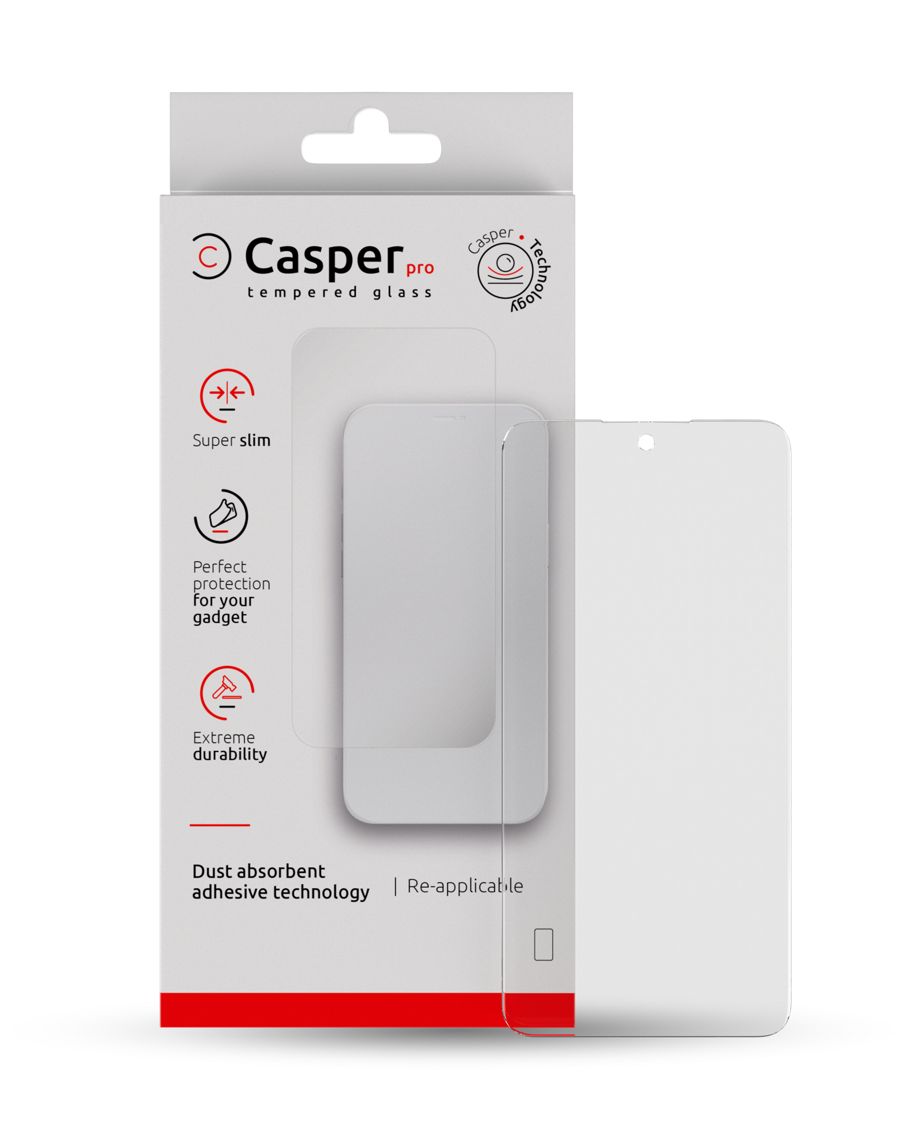 Casper Pro Tempered Glass Compatible For Samsung Galaxy S21 FE Replacement  (Case Friendly)