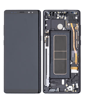 Replacement OLED Assembly With Frame Compatible For Samsung Galaxy Note 8 (Blemish: Grade D) (Midnight Black)