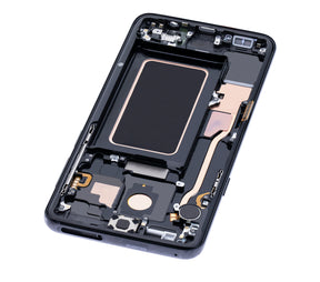 Replacement OLED Assembly With Frame Compatible For Samsung Galaxy S9 Plus (Blemish: Grade D) (Midnight Black)