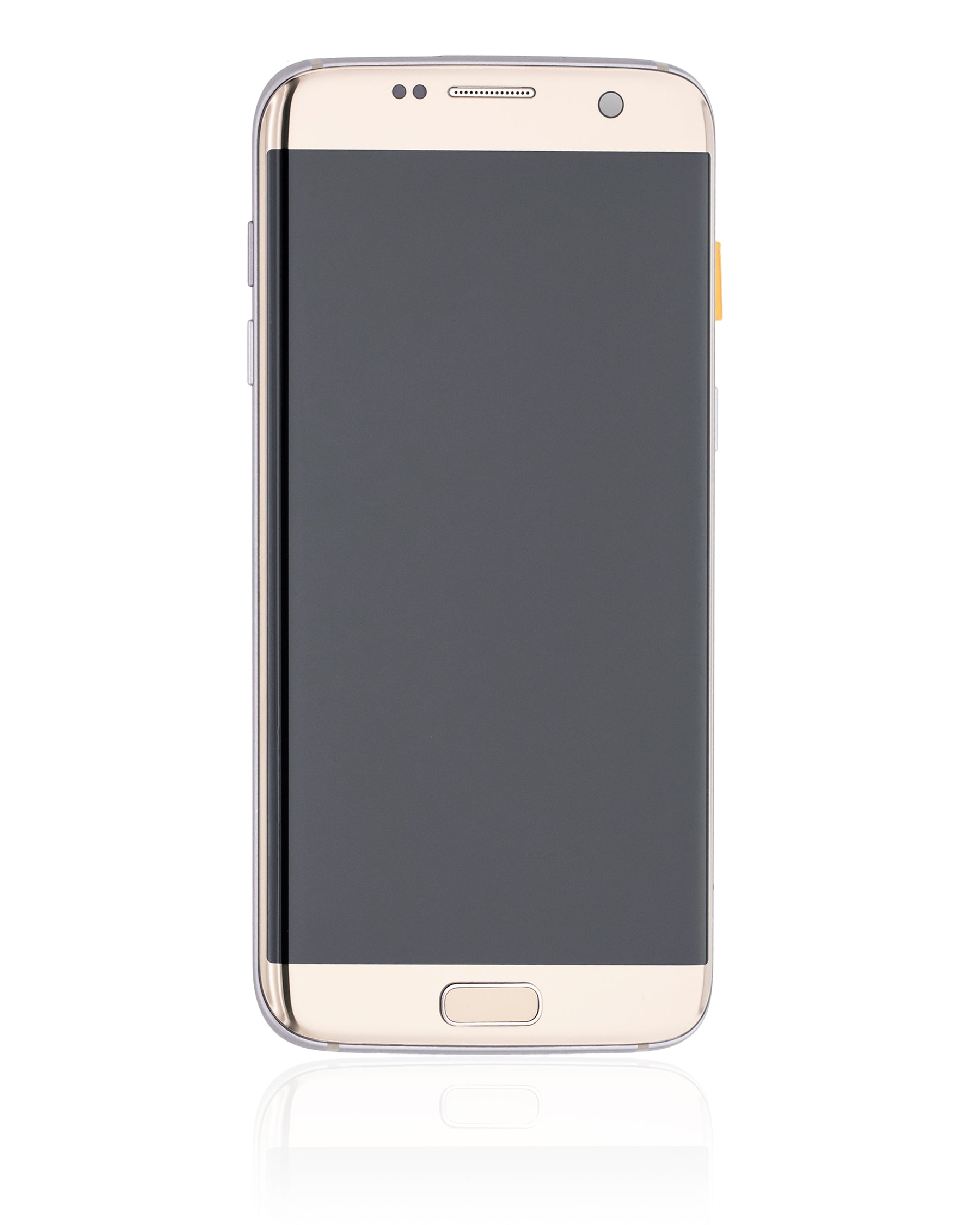 OLED Assembly With Frame Compatible For Samsung Galaxy S7 Edge Replacement (All US Models / G935A) (Vemake) (Gold Platinum)
