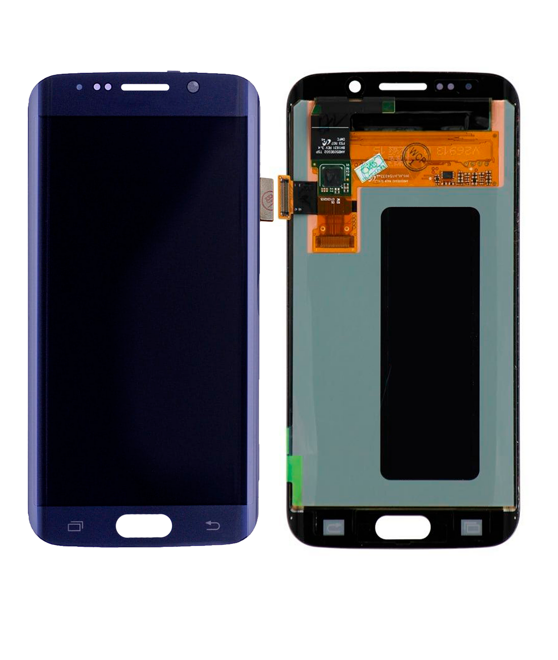 OLED Assembly Without Frame Compatible For Samsung Galaxy S6 Edge Replacement (Refurbished) (Black Sapphire)