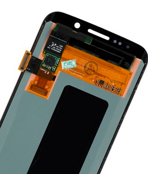 Replacement OLED Assembly Without Frame Compatible For Samsung Galaxy S6 Edge (Used OEM Pull: Grade B/C) (Black Sapphire)