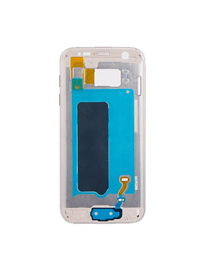 Replacement Mid-Frame Housing Compatible For Samsung Galaxy S7 (With Small Parts) (Gold)