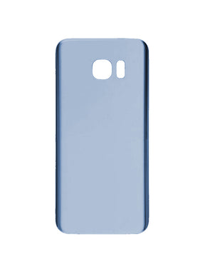 Back Cover Glass With Camera Lens Compatible For Samsung Galaxy S7 Edge Replacement  (No Logo) (Vemake) (Coral Blue)
