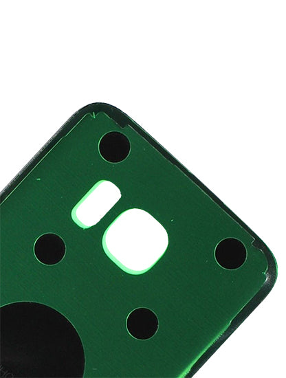 Back Cover Glass With Camera Lens Compatible For Samsung Galaxy S7 Edge Replacement  (No Logo) (Vemake) (Coral Blue)