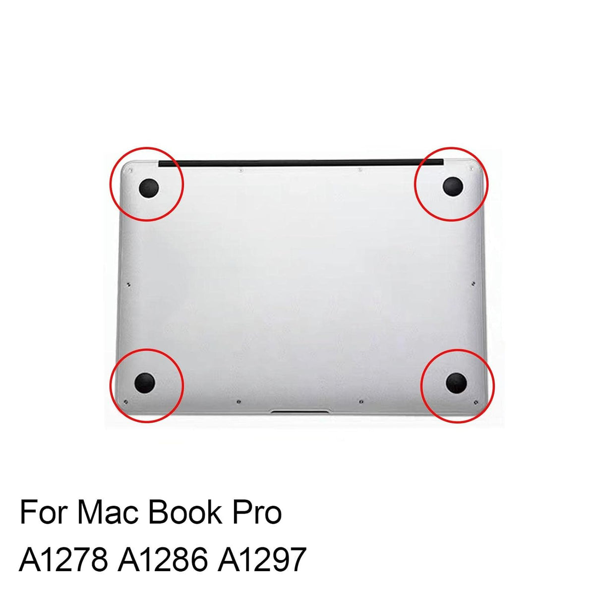 Bottom Rubber Feet with Screws Set for MacBook Pro A1278 A1286 A1297