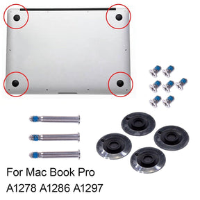 Bottom Rubber Feet with Screws Set for MacBook Pro A1278 A1286 A1297