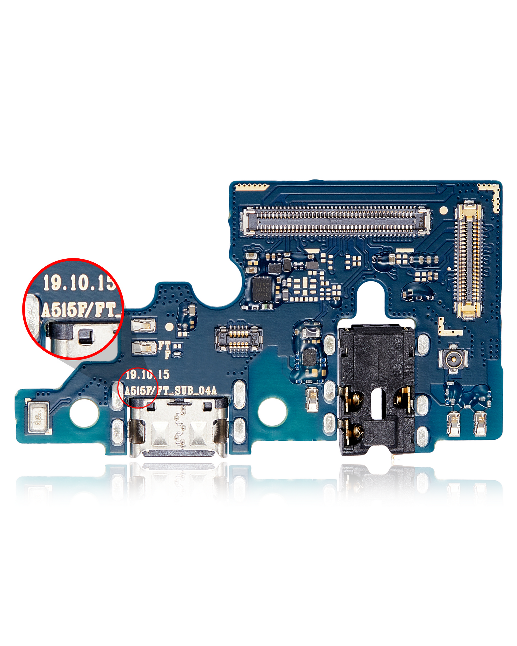 Charging Port With Headphone Jack Compatible For Samsung Galaxy A51 4G (A515 / 2019) (Premium)