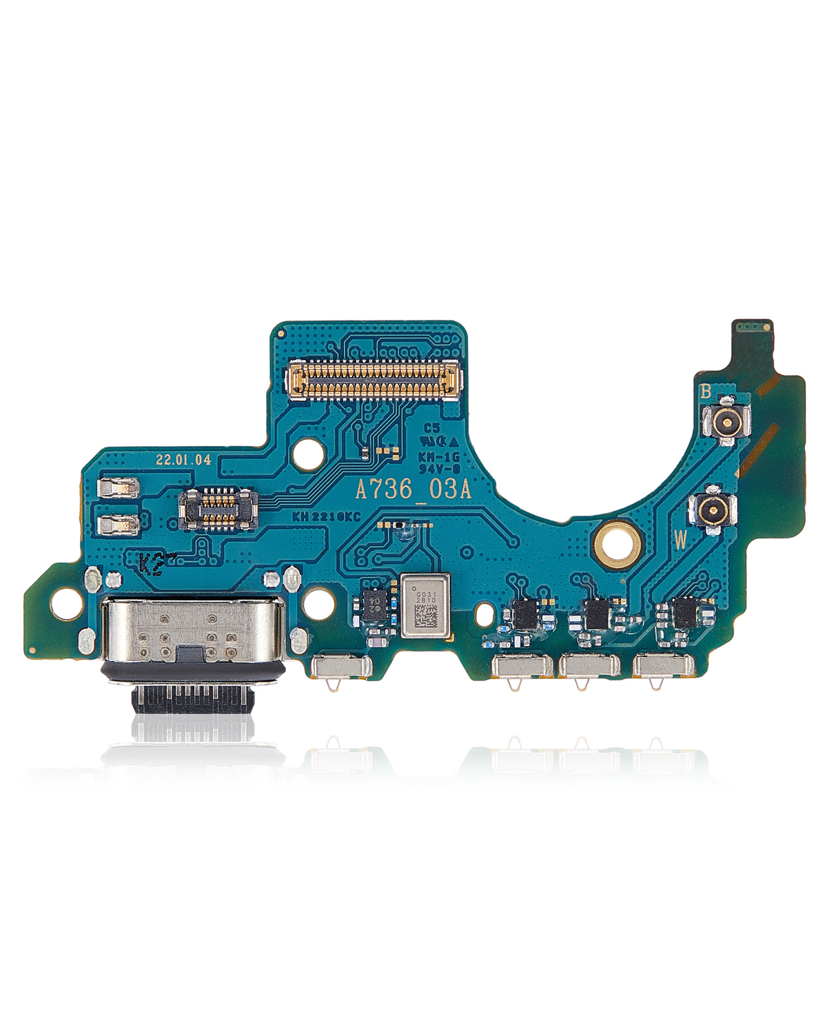Charging Port With Board Replacement Compatible For Samsung Galaxy A73 5G (A736 / 2022) (Premium)