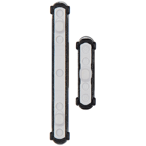 Hard Buttons (Power / Volume) Compatible For Samsung Galaxy S22 / S22 Plus  Replacement (Phantom Black)