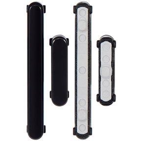 Hard Buttons (Power / Volume) Compatible For Samsung Galaxy S22 / S22 Plus  Replacement (Phantom Black)
