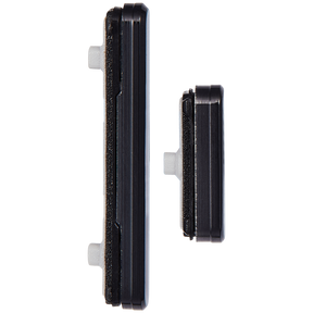 Hard Buttons (Power / Volume) Compatible For Samsung Galaxy S22 / S22 Plus  Replacement (Phantom Black)