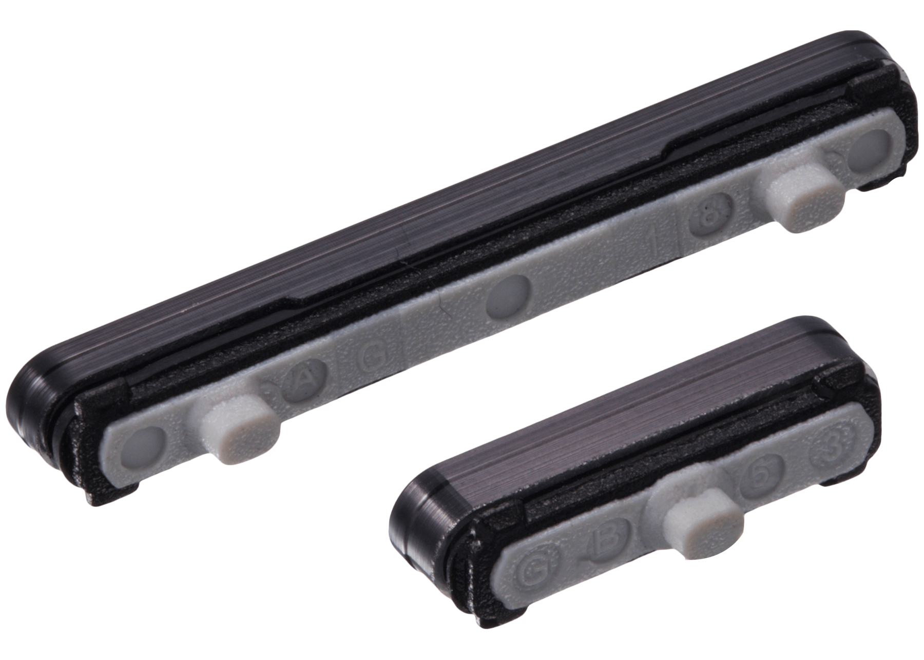 Hard Buttons (Power / Volume) Compatible For Samsung Galaxy S22 / S22 Plus  Replacement (Phantom Black)