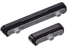 Hard Buttons (Power / Volume) Compatible For Samsung Galaxy S22 / S22 Plus  Replacement (Phantom Black)
