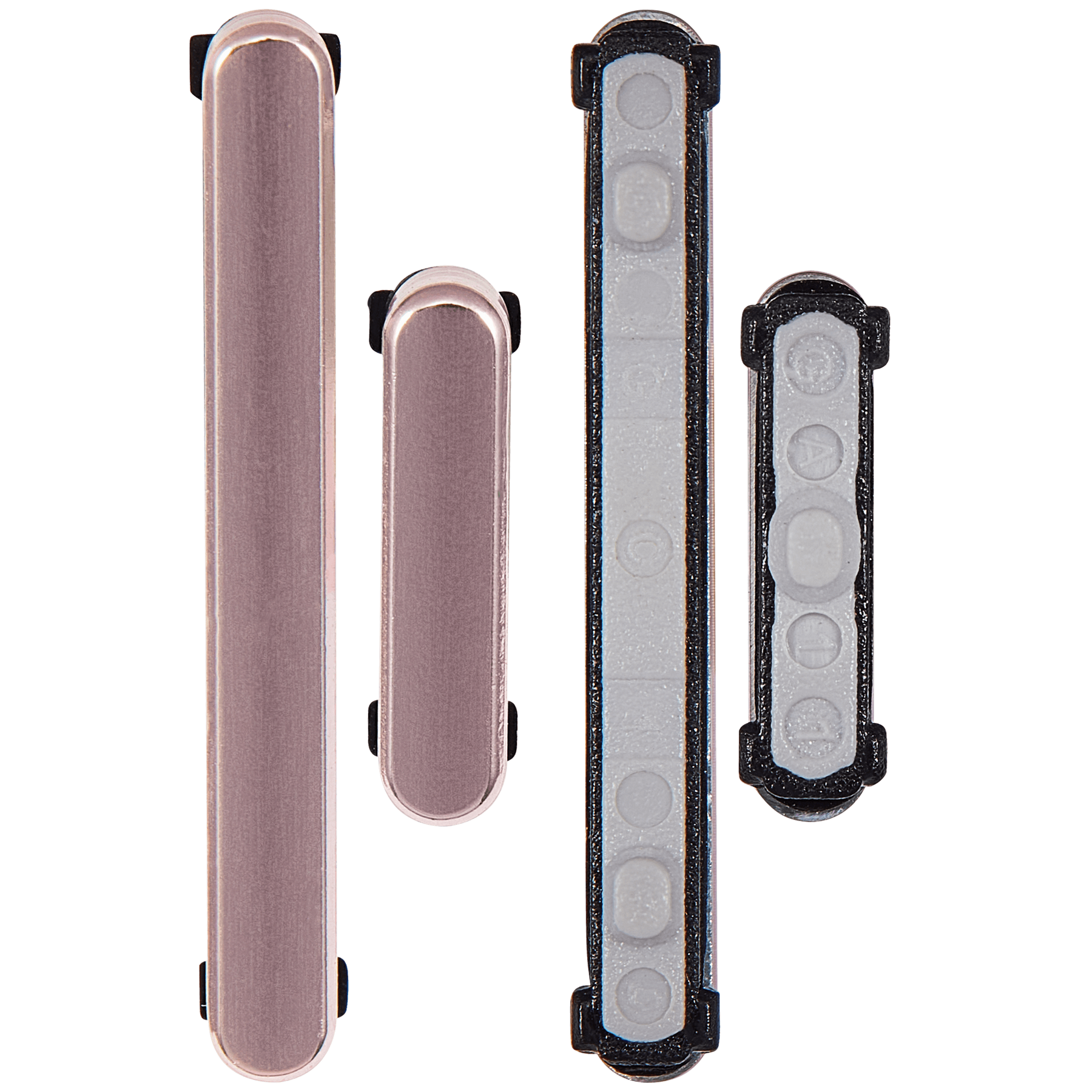 Replacement Hard Buttons (Power / Volume) Compatible For Samsung Galaxy S22 / S22 Plus (Pink Gold)