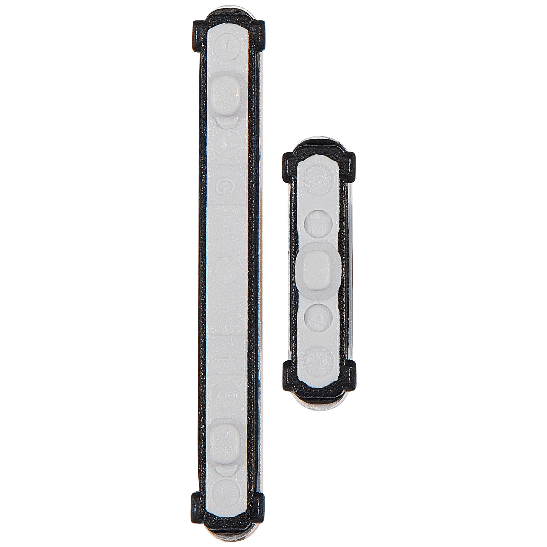 Hard Buttons (Power / Volume) Compatible For Samsung Galaxy S22 / S22 Plus Replacement (White)