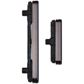 Hard Buttons (Power / Volume) Compatible For Samsung Galaxy S22 Ultra Replacement (Phantom Black)