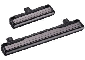 Hard Buttons (Power / Volume) Compatible For Samsung Galaxy S22 Ultra Replacement (Phantom Black)