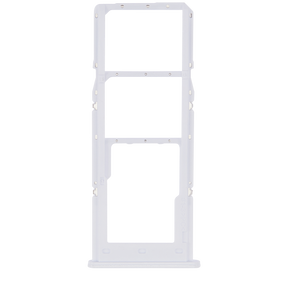 Dual Sim Card Tray Compatible For Samsung Galaxy A04S (A047 / 2022) (White)