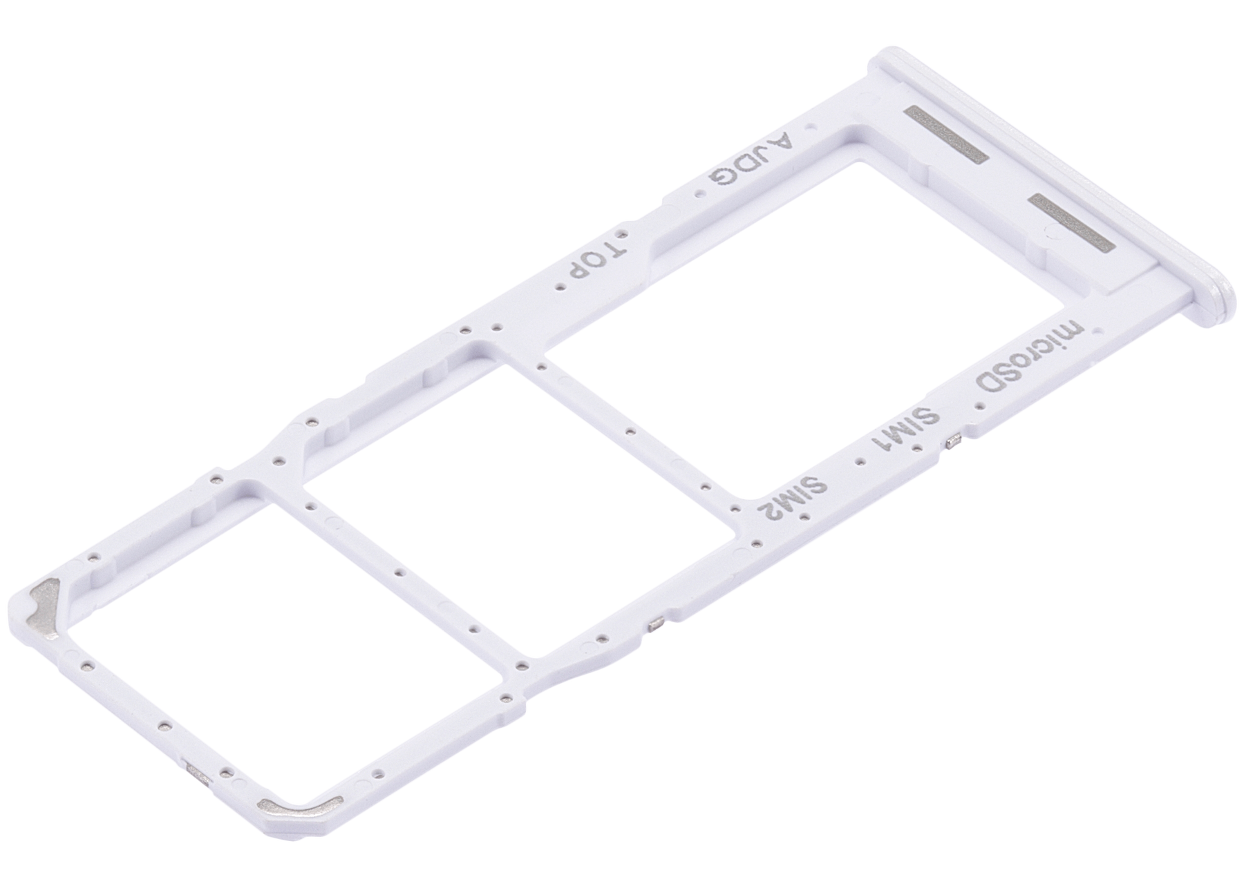 Dual Sim Card Tray Compatible For Samsung Galaxy A04S (A047 / 2022) (White)