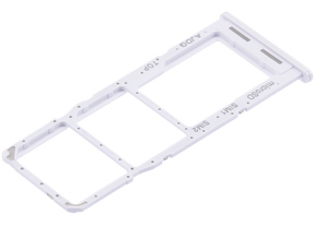 Dual Sim Card Tray Compatible For Samsung Galaxy A04S (A047 / 2022) (White)