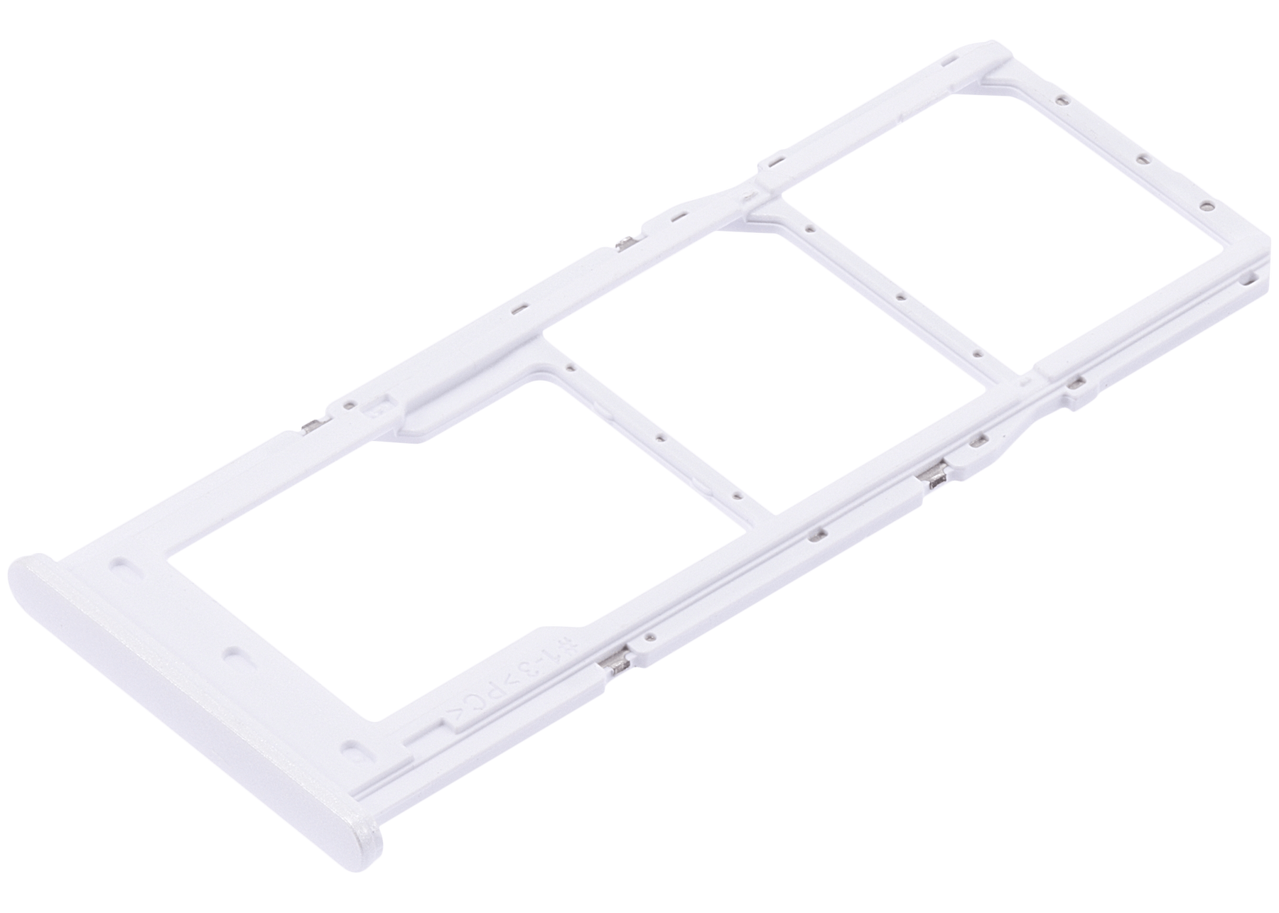 Dual Sim Card Tray Compatible For Samsung Galaxy A04S (A047 / 2022) (White)