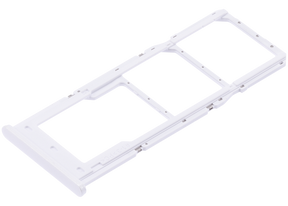 Dual Sim Card Tray Compatible For Samsung Galaxy A04S (A047 / 2022) (White)