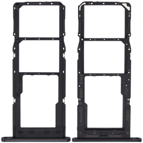 Dual Sim Card Tray Compatible For Samsung Galaxy A24 4G (A245 / 2023) (Black)