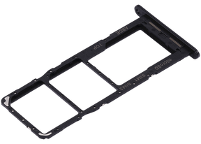 Dual Sim Card Tray Compatible For Samsung Galaxy A24 4G (A245 / 2023) (Black)
