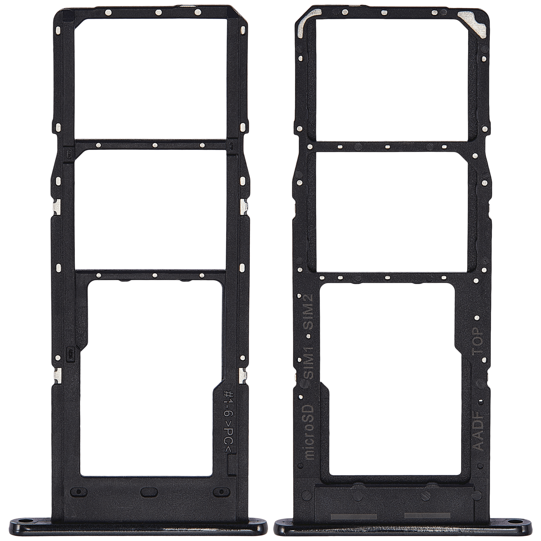 Dual Sim Card Tray Compatible For Samsung Galaxy A14 5G (A146F / 2023) (Black)