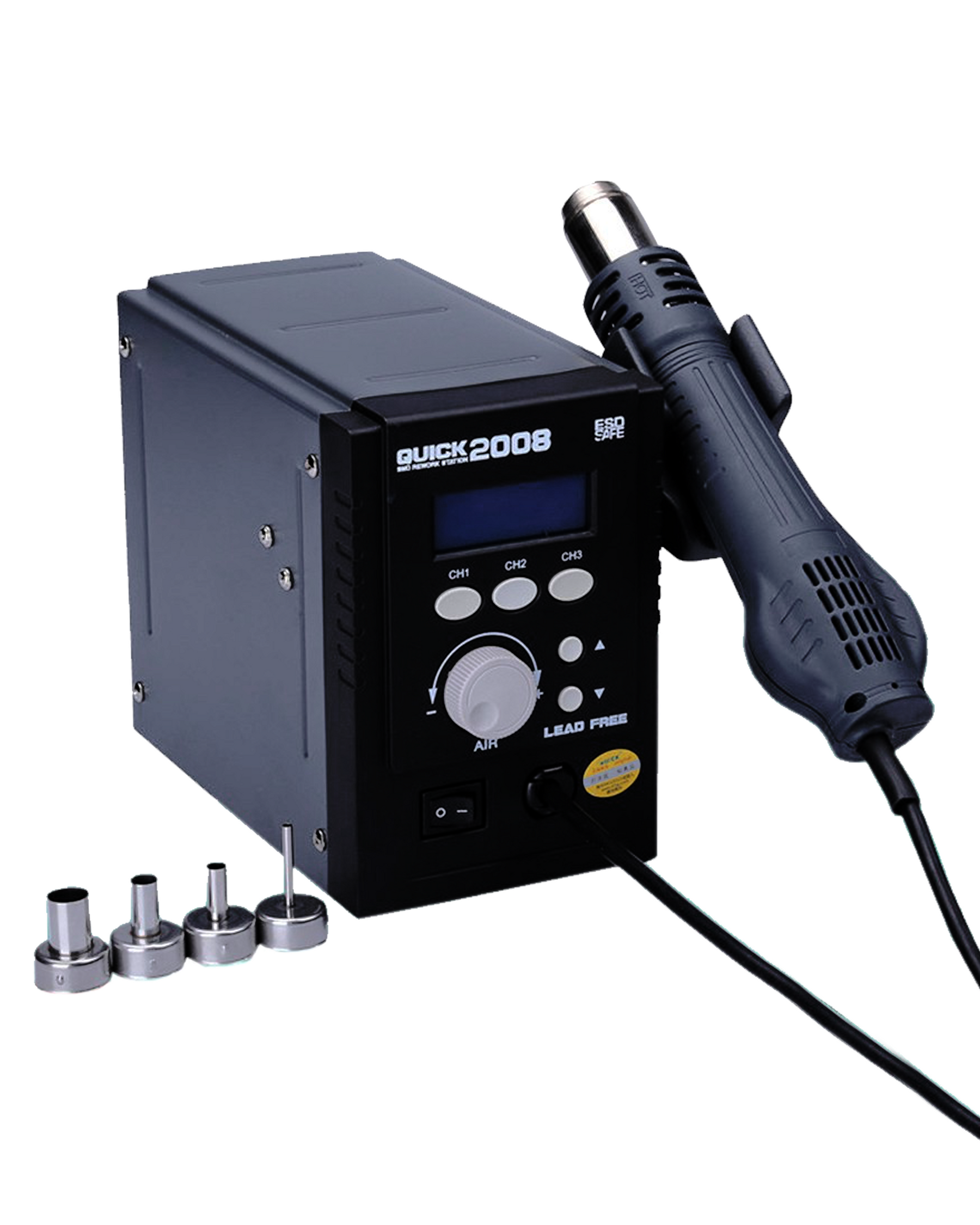 2008 ESD Digital Display Heat Gun Welding Rework Soldering Station (110V) (Quick)