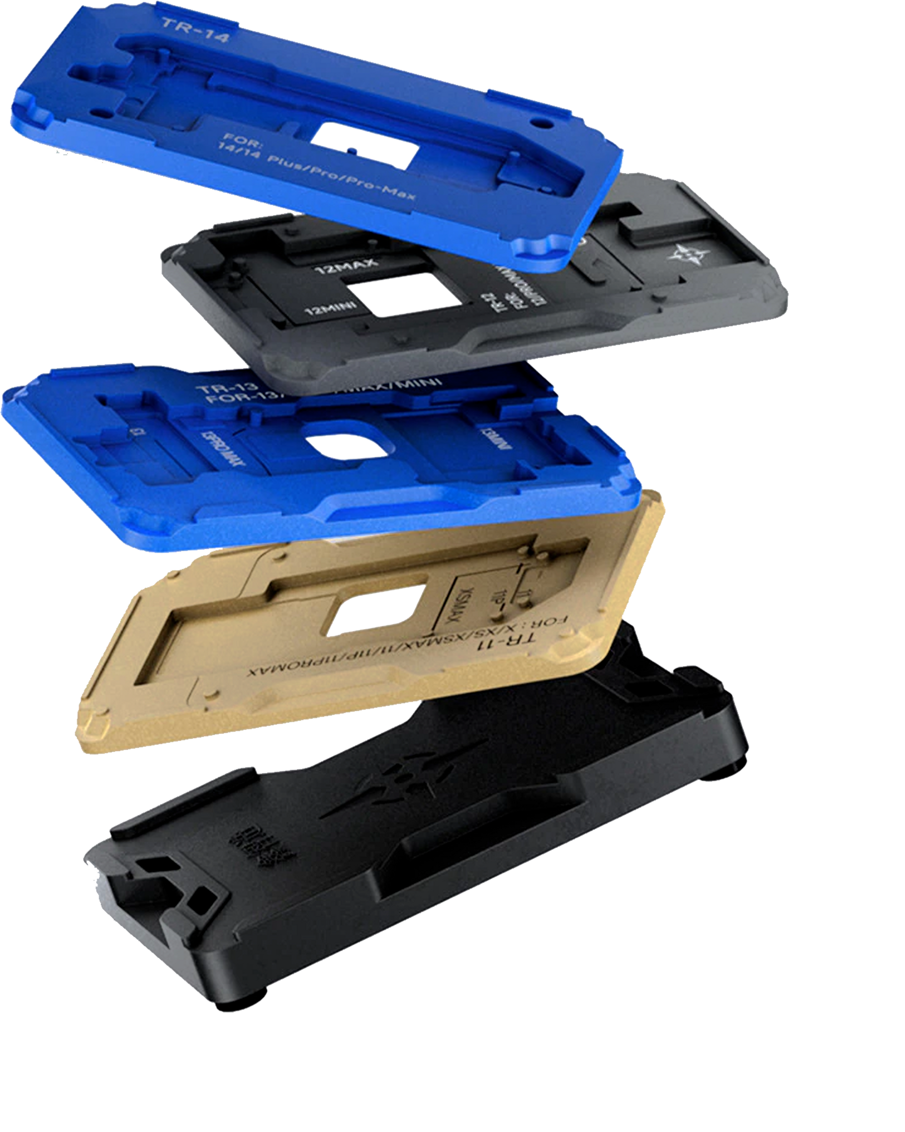 TR Middle Layer Frame Reballing Platform For iPhone X-14 Pro Max (18 in 1) (XinZhiZao)