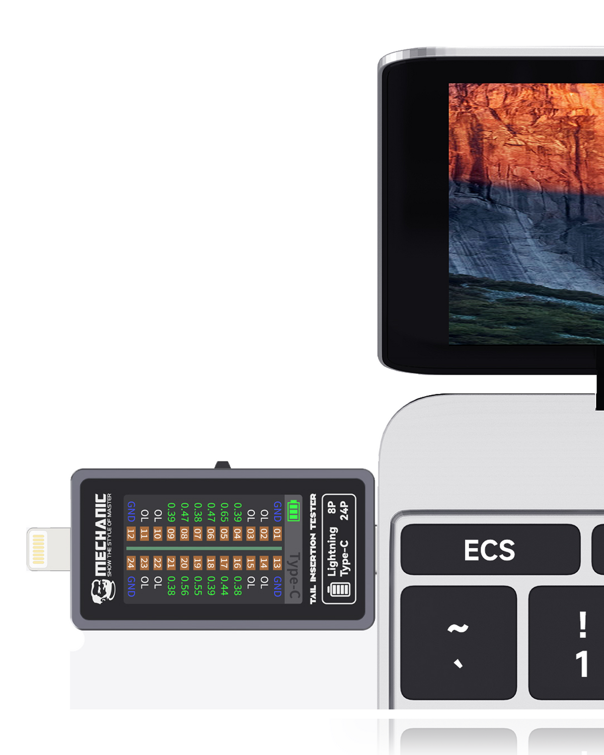 T-824 Mobile Phone Tail Insertion Detector (No Disassembly Required) (Mechanic)