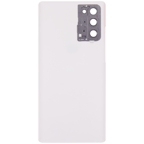 Back cover Glass With Camera Lens Compatible For Samsung Galaxy Note 20 5G Replacement (No Logo) (Vemake) (Aura Pink)