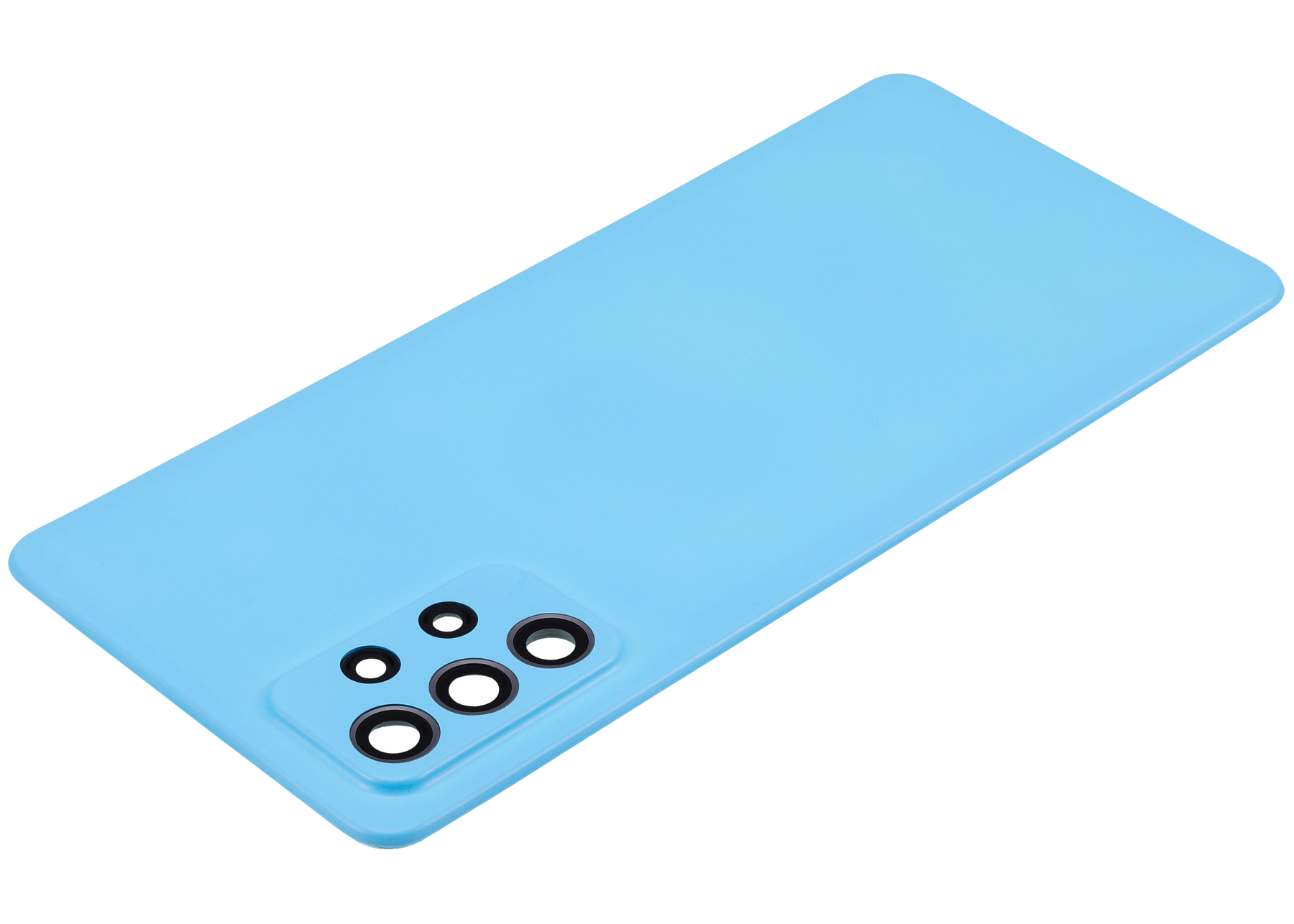 Back cover Glass Compatible For Samsung Galaxy A72 Replacement (A725 / 2021) (Vemake) (Awesome Blue)