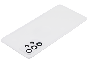 Back cover Glass Compatible For Samsung Galaxy A72 (A725 / 2021) (Vemake) (Awesome White)