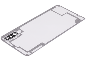 Back cover Glass Compatible For Samsung Galaxy A70 (A705 / 2019) (Vemake) (White)