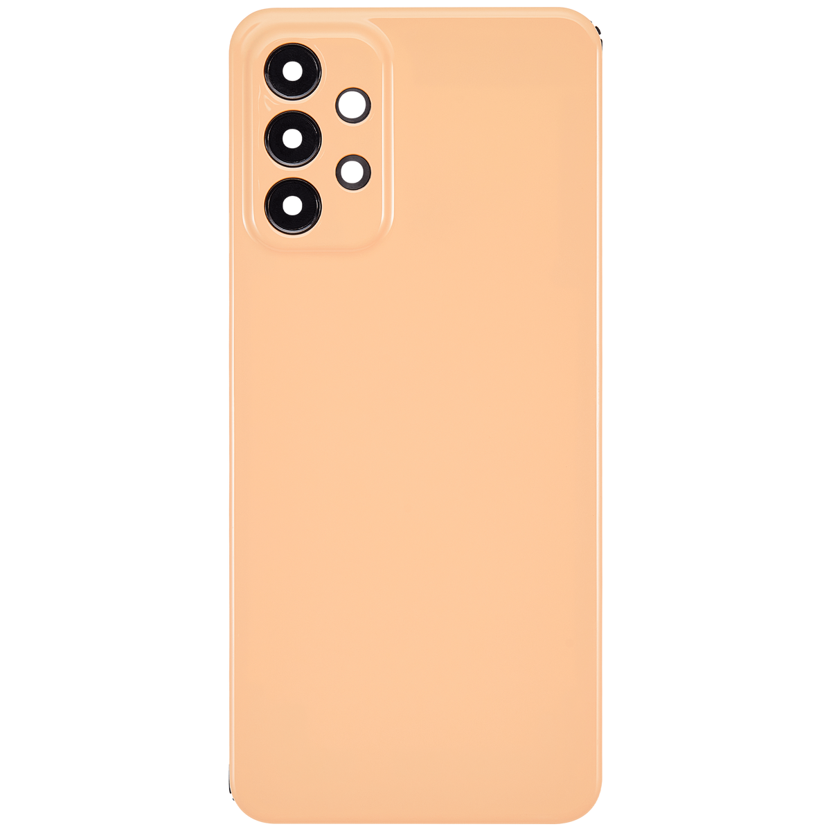 Back cover Glass Compatible For Samsung Galaxy A23 (A235 / 2022) (Vemake) (Peach)