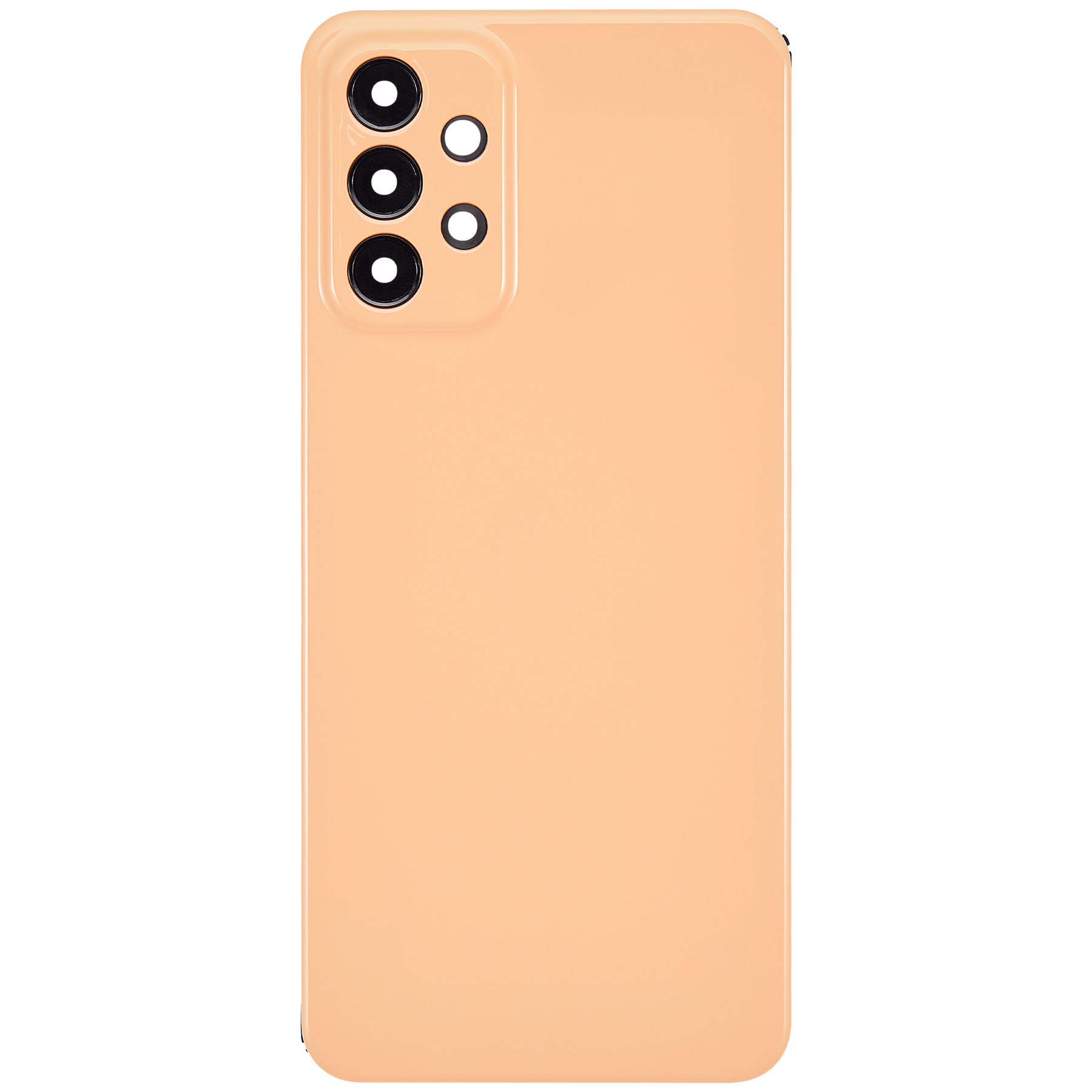 Back cover Glass Compatible For Samsung Galaxy A23 (A235 / 2022) (Vemake) (Peach)